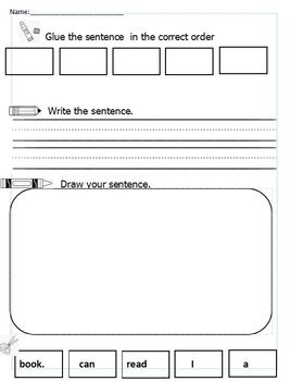 Halloween Sentence Building Worksheet | All Kids Network