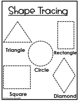 tracing pre k worksheets