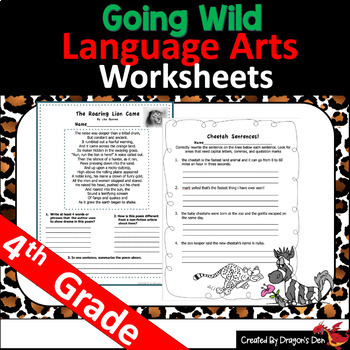 4th grade reading Worksheets, word lists and activities 