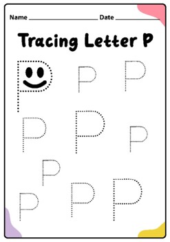 letter p worksheets for preschool