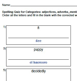 SPANISH Months of the Year Worksheets -Worksheets Library