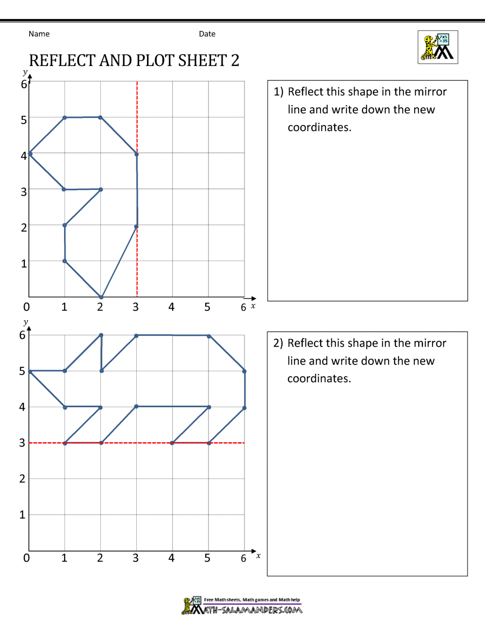 Plotting Number Patterns on Graph Math Worksheets SplashLearn