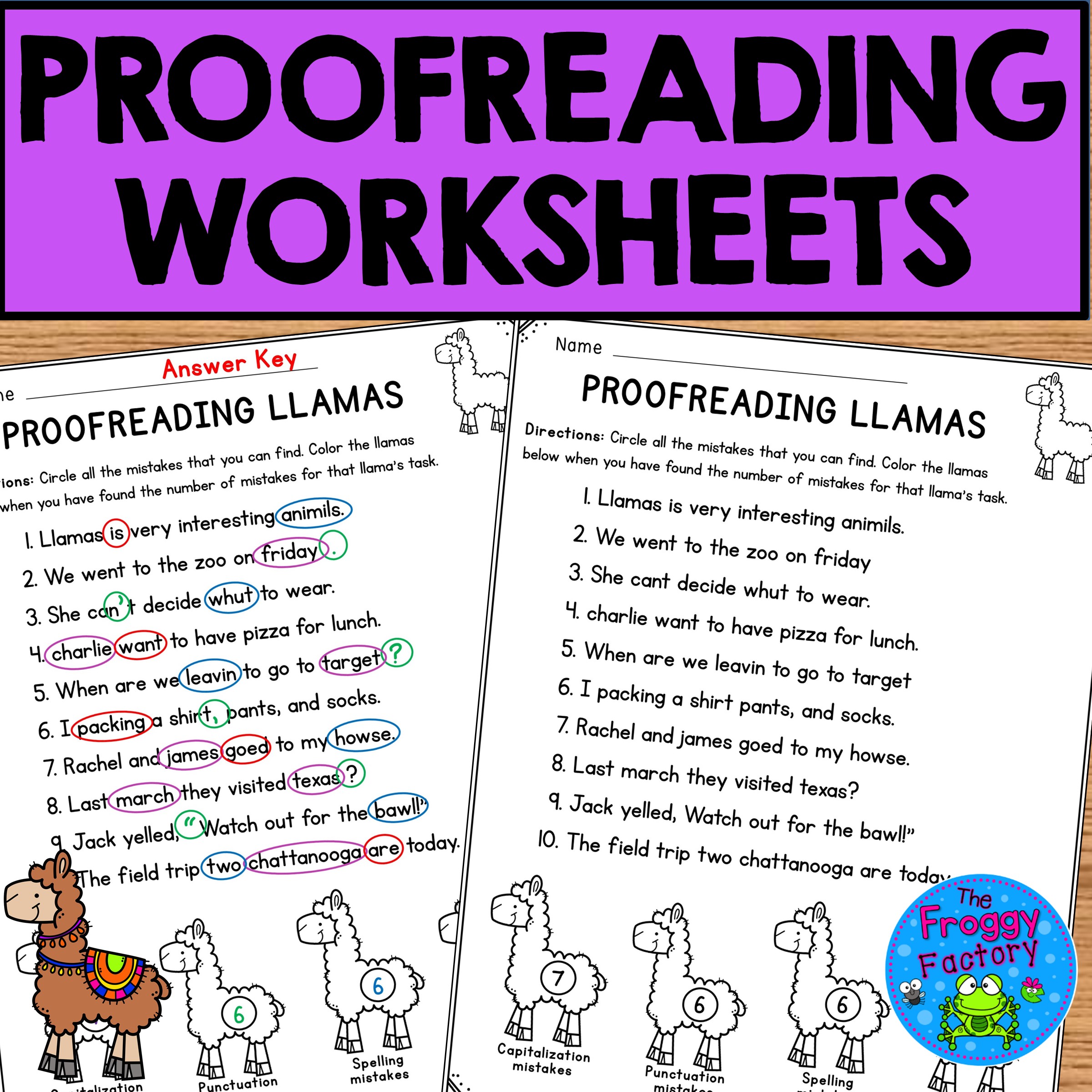 Editing And Proofreading Worksheets Worksheets Library
