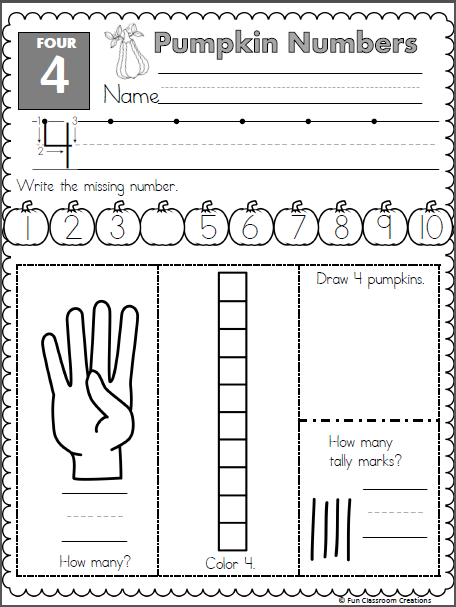 Preschool Number Worksheets - Superstar Worksheets