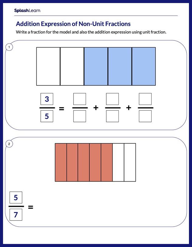 Fractions Worksheets Library