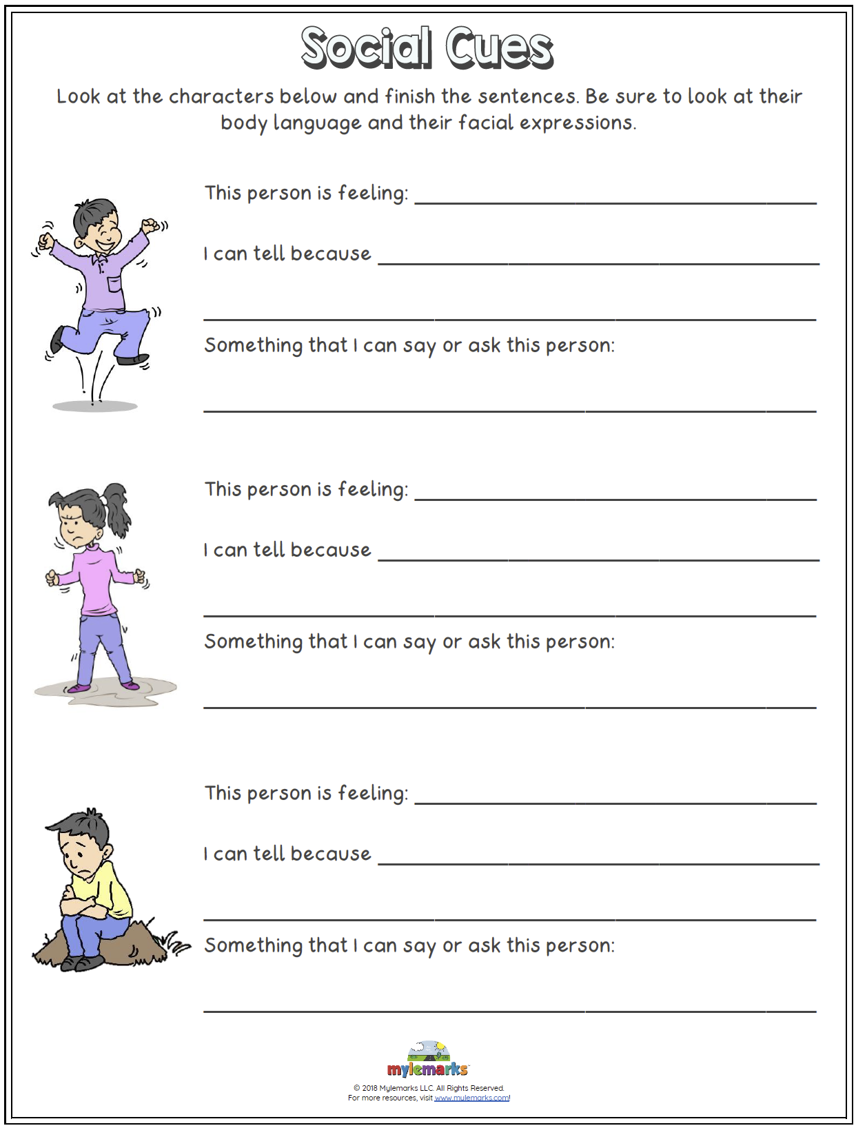 How Are My Social Skills? Worksheet for 5th - 12th Grade | Lesson 