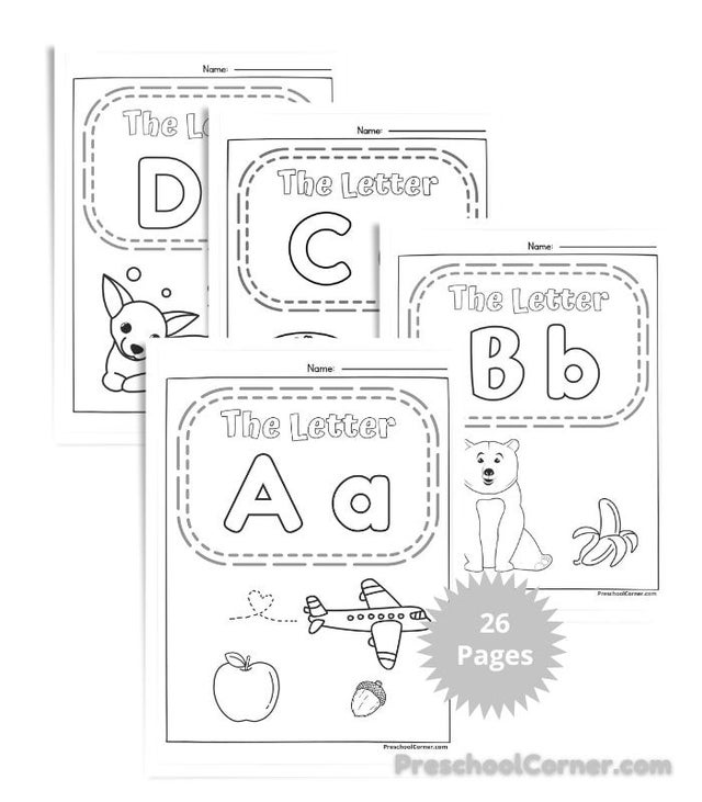 Free Printable Preschool Worksheets Alphabet Tracing Letters pdf