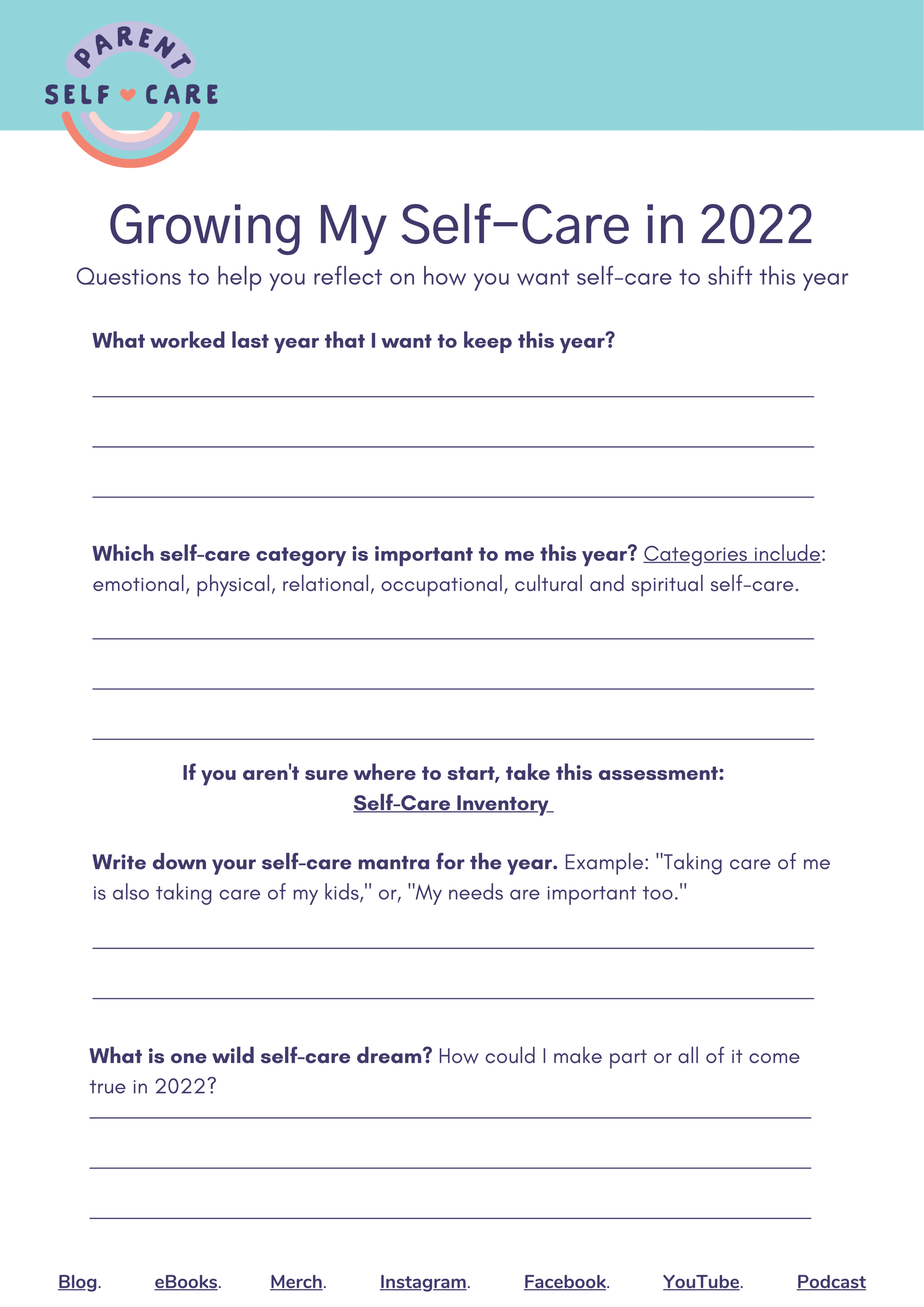 Free Printable Nurturing Parenting Worksheets (PDF)