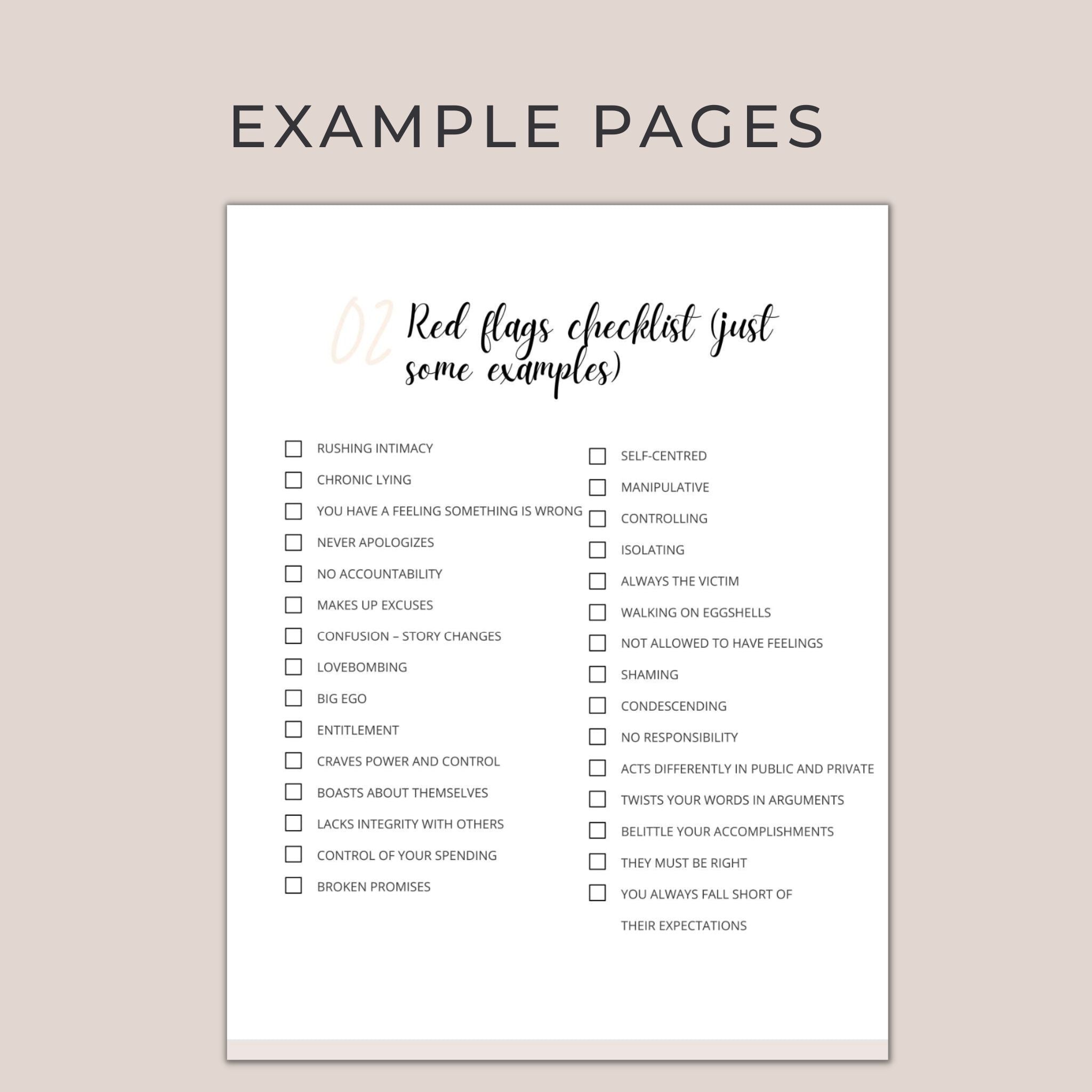 My Recovery Journal by Ultra Candid worksheets library
