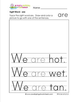 Reading Comprehension Worksheets - My Sight Word of the Day!: when