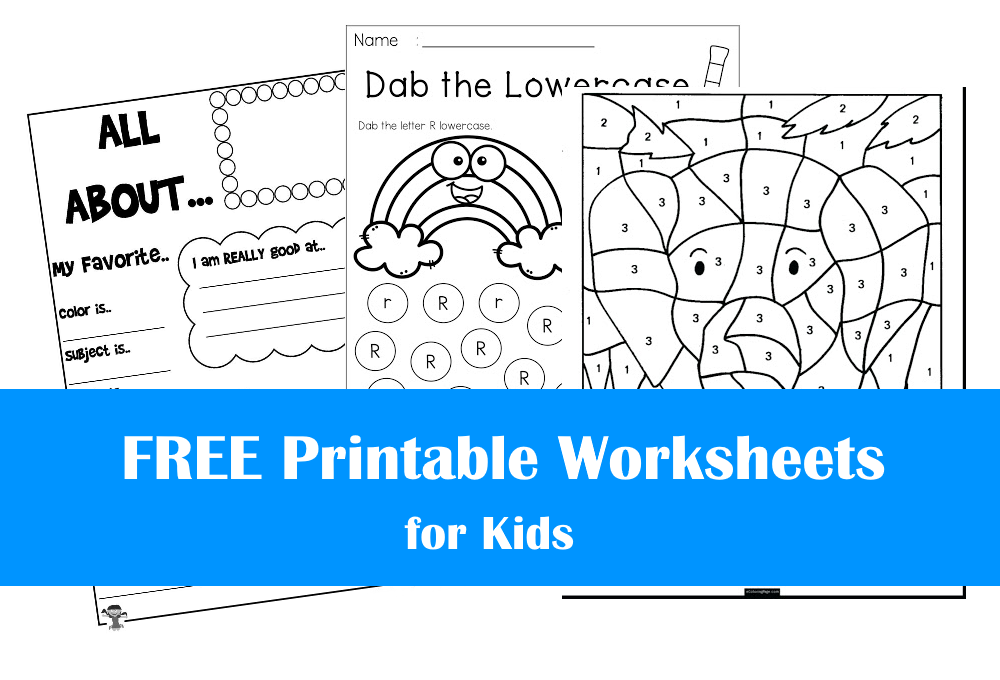 Fill in the Blank Words Worksheets - Free Printable Worksheets for 