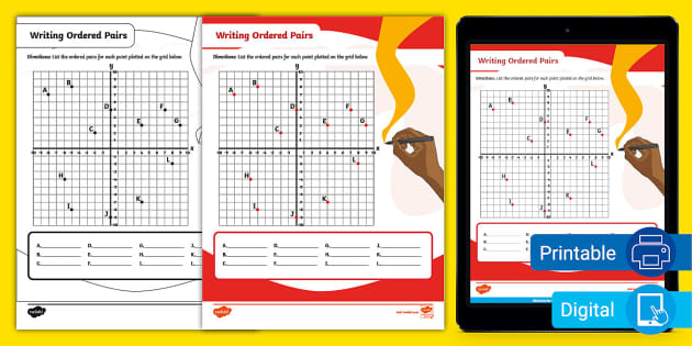 Graphing Points on the Coordinate Plane Worksheets