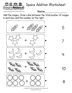 Space Worksheets for Preschool - Kindergarten Rocks Resources