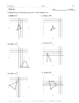 Dilation Worksheets Reviewed by Teachers