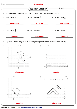 Dilation Worksheets Reviewed by Teachers