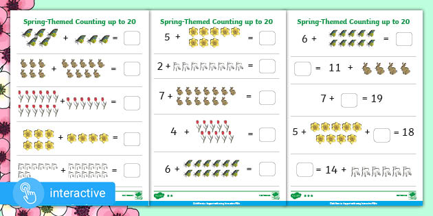 Activities and Printables for Counting On
