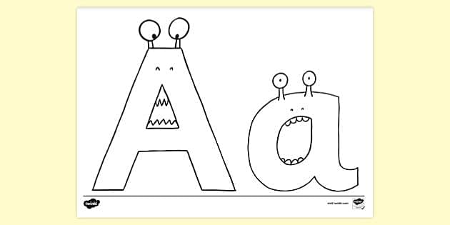 free printable letter a worksheets