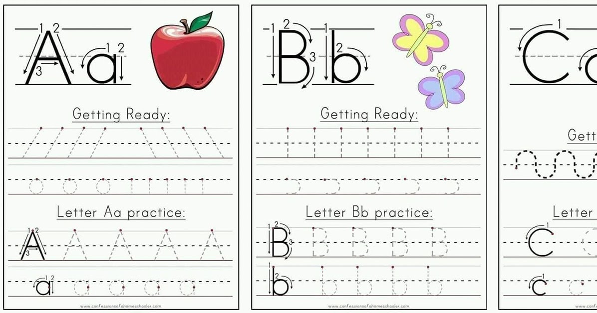 letter tracing worksheets pdf free download