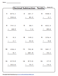 Free Printable Fractions To Decimals Worksheets [PDF] Brighterly.com