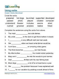 3rd grade grammar worksheets