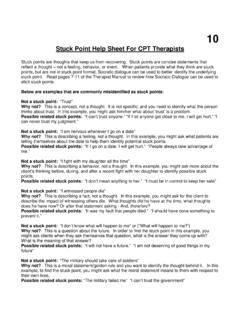 Cognitive Processing Therapy (CPT) Worksheets Bundle | Editable ...