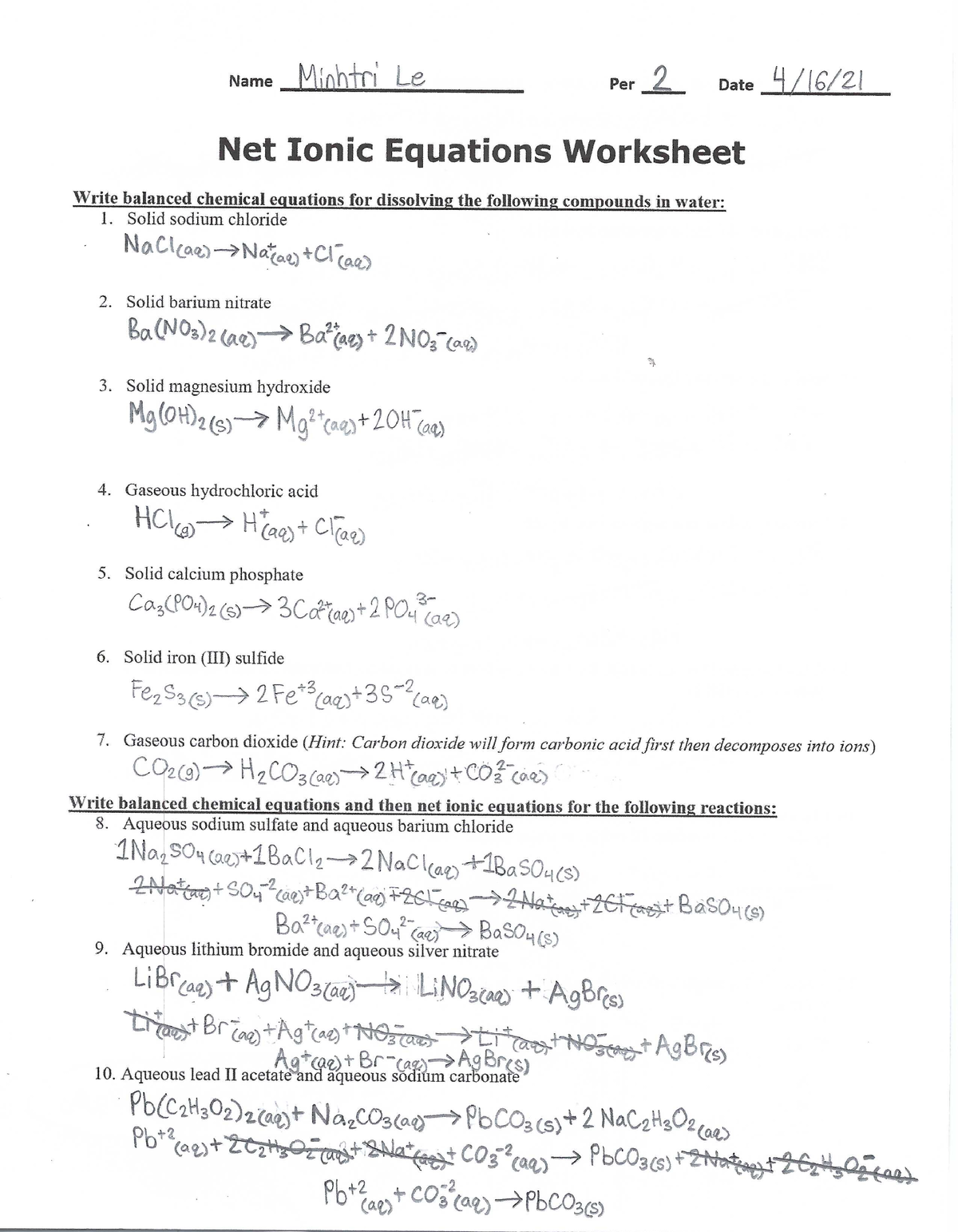 how-to-write-complete-and-net-ionic-equations-chemistry-worksheet