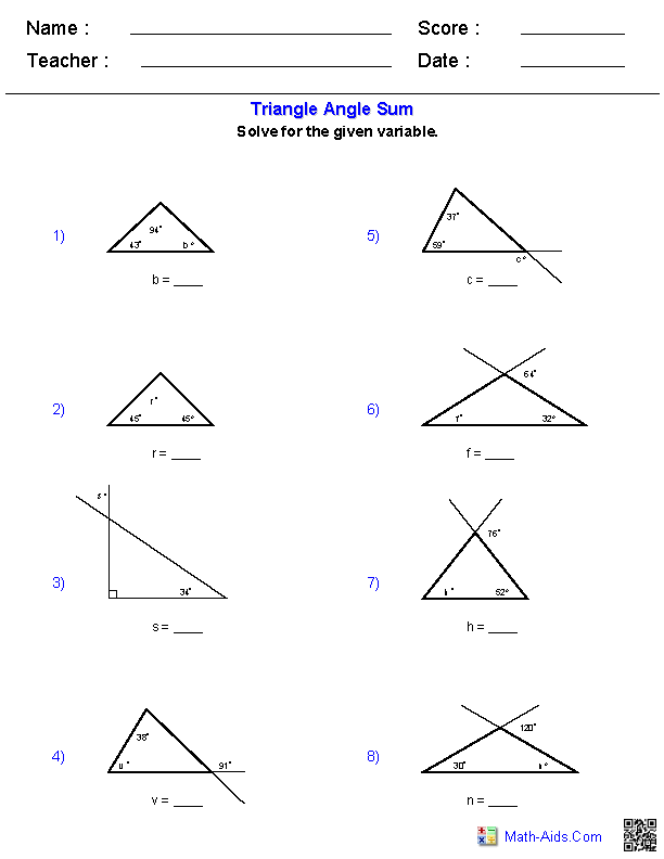 Triangle Worksheet | Download Free Printables For Kids