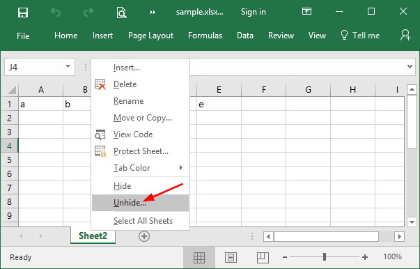How To Restore/Disappeared Missing Sheet Tabs In Microsoft Excel?