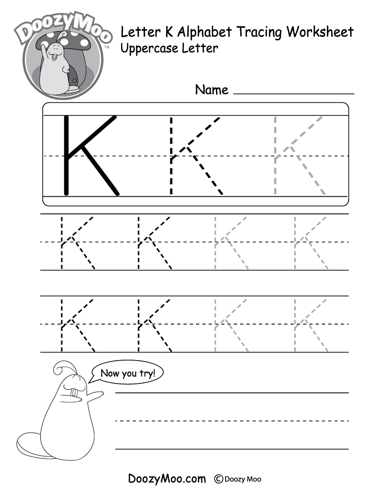 Free Letter Tracing Worksheets - Paper Trail Design
