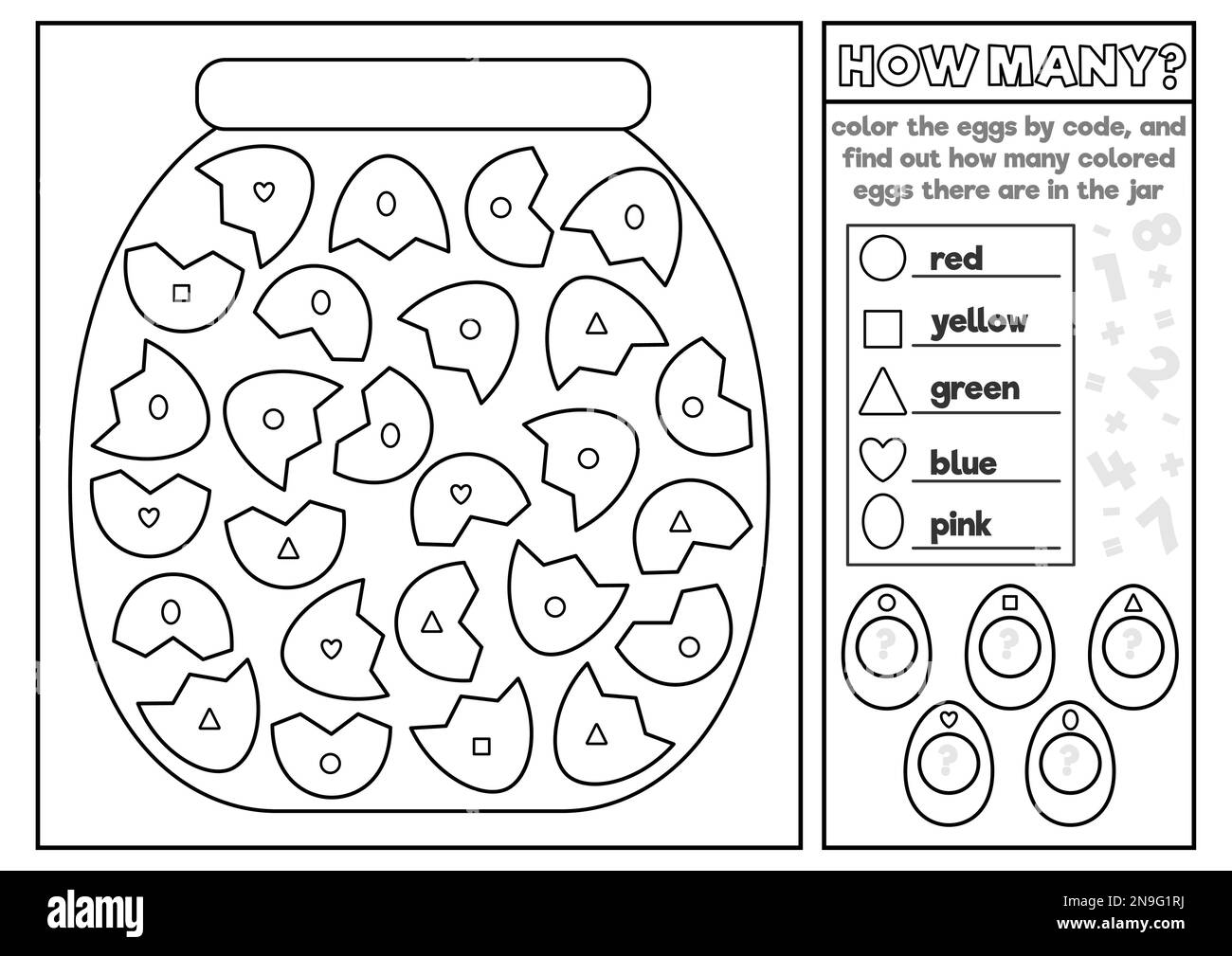 Mental Math Puzzles Worksheets Cross Number Activities 5th and 6th 