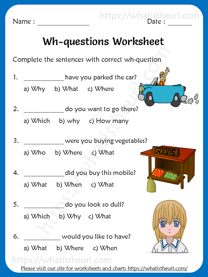 Wh Questions Worksheets for Intermediate - Worksheet 1 - Your Home 