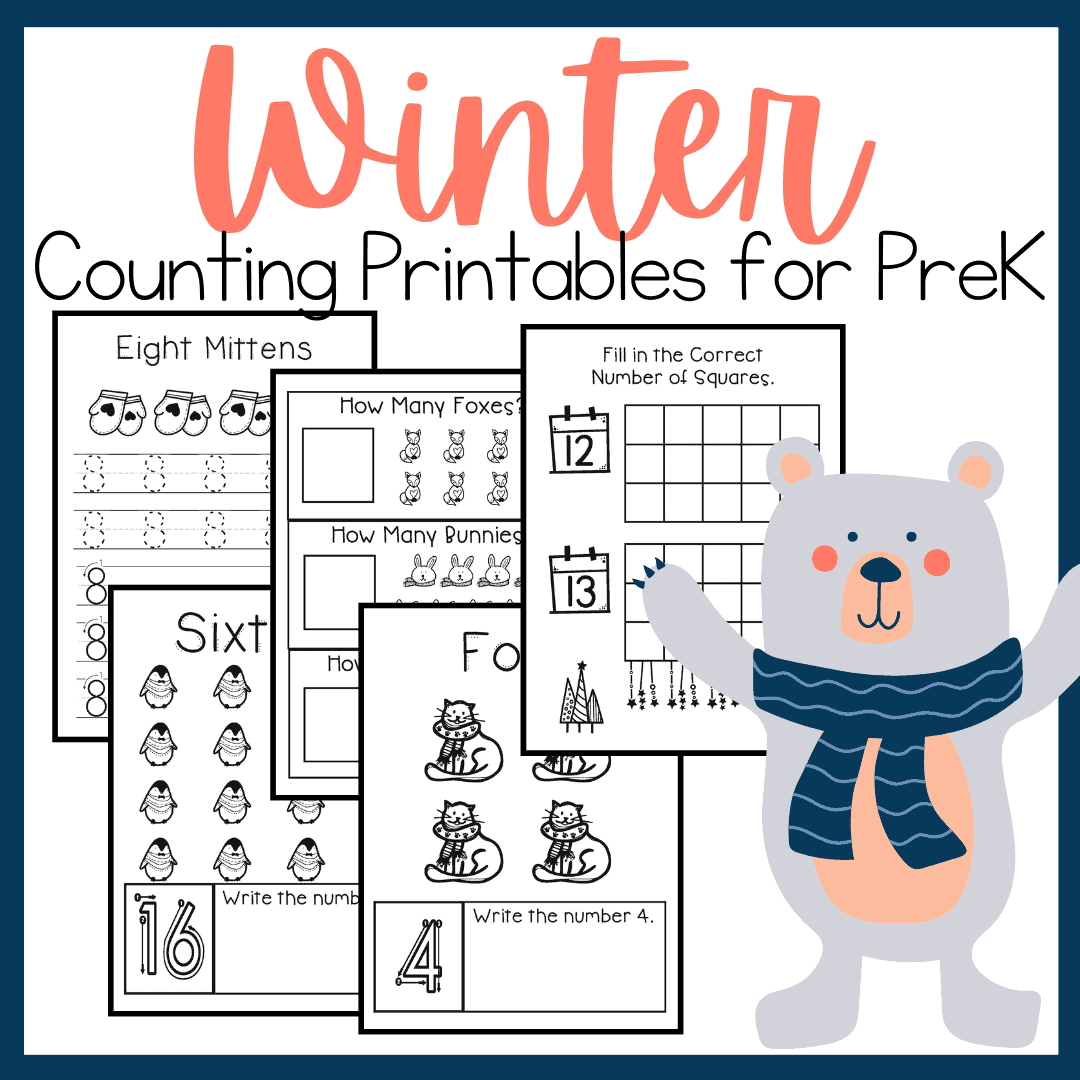 Free Printable Tracing Winter Preschool Worksheets | Preschool 