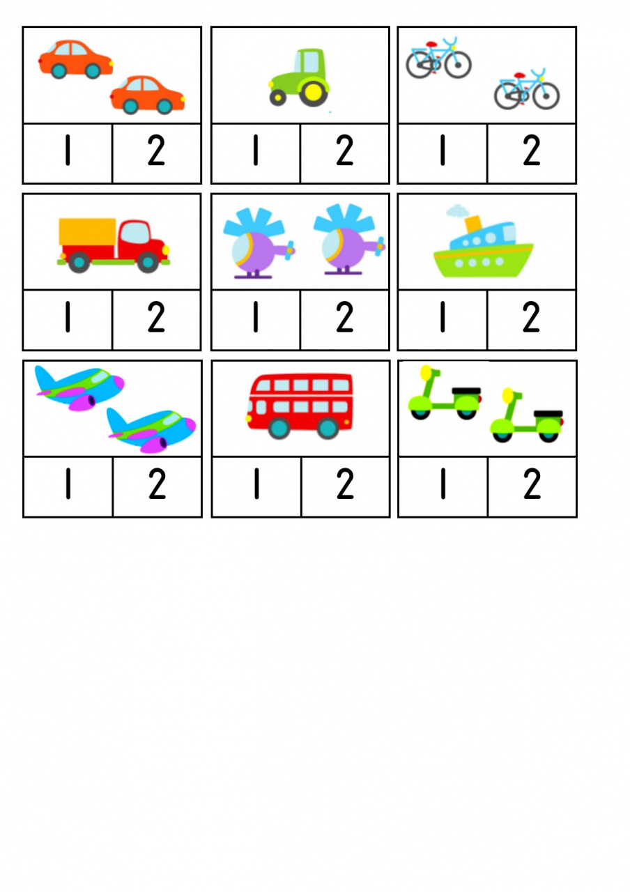 Transport Counting 1 and 2. TeachersMag.com