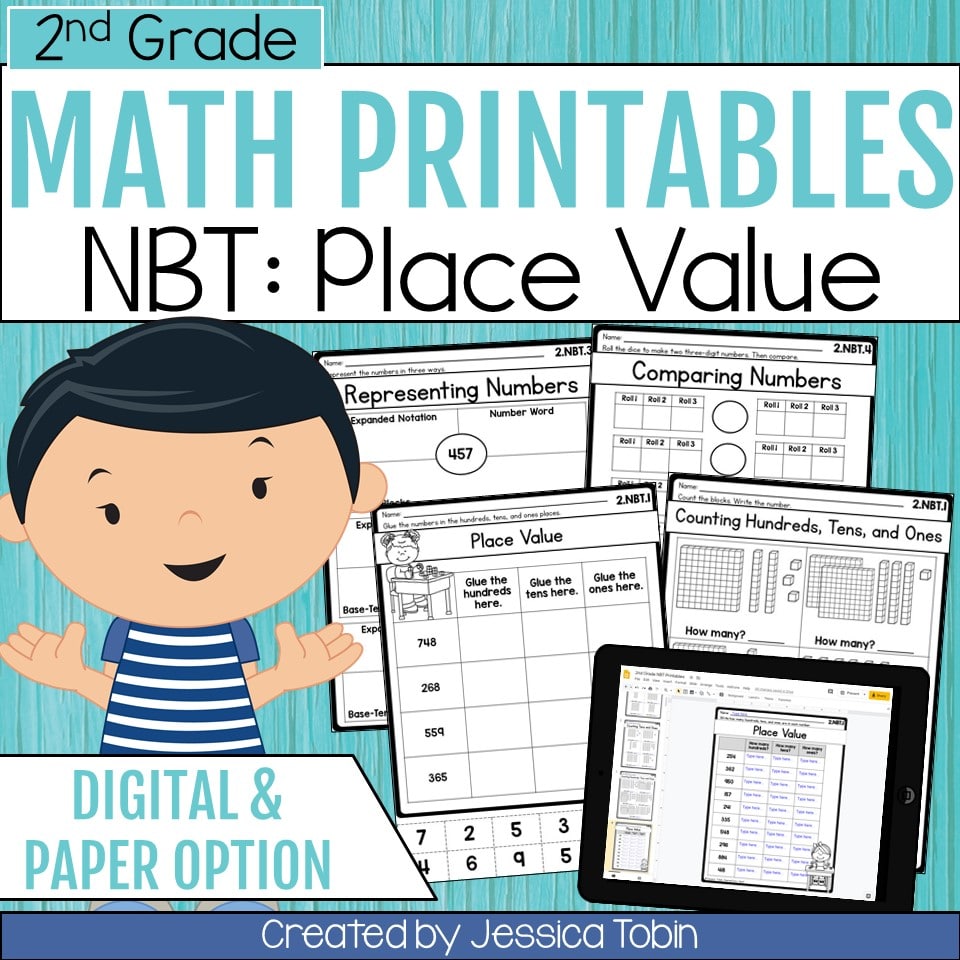 2nd Grade NBT Math Worksheets - Elementary Nest