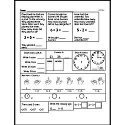 Free 1.OA.C.6 Common Core PDF Math Worksheets | edHelper.com