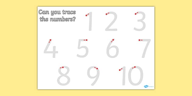 Number Formation Worksheets 1-10 | Twinkl (teacher made)