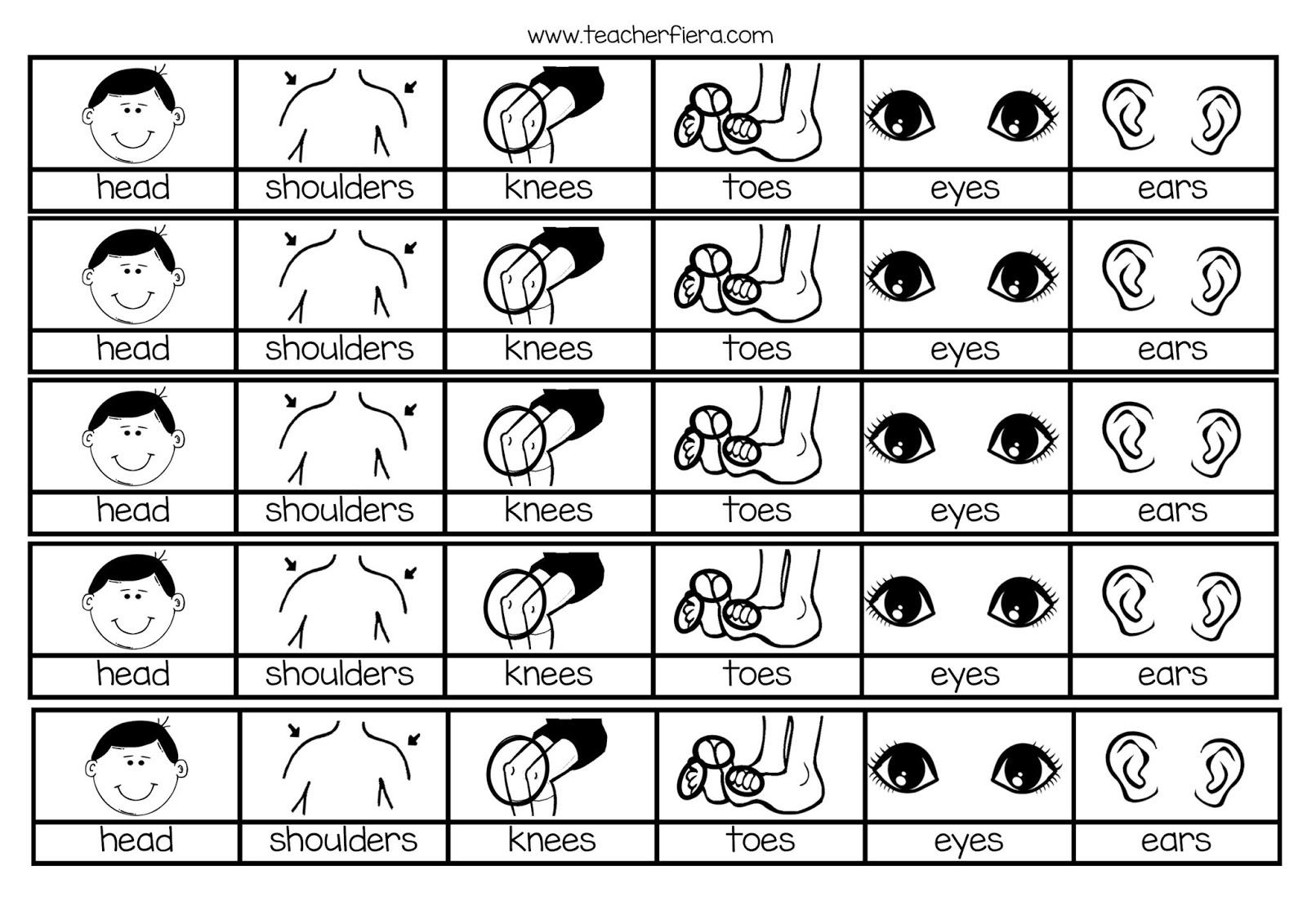 teacherfiera.com: YEAR 1 &  2 VOCAB STRIPS