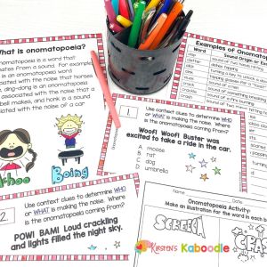 10 examples of onomatopoeia sentences