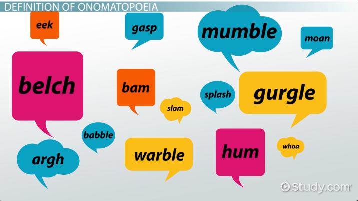 10 examples of onomatopoeia sentences