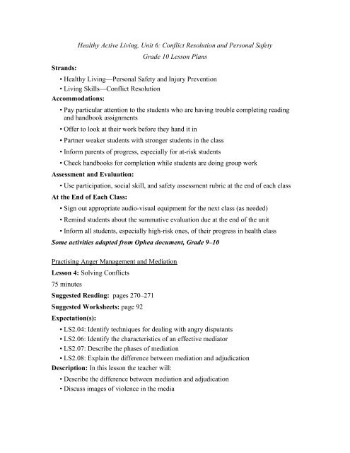 10 grade health worksheet
