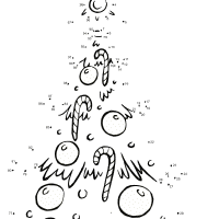 Connect the Dots 1 - 100, Christmas Style » Christmas » Surfnetkids