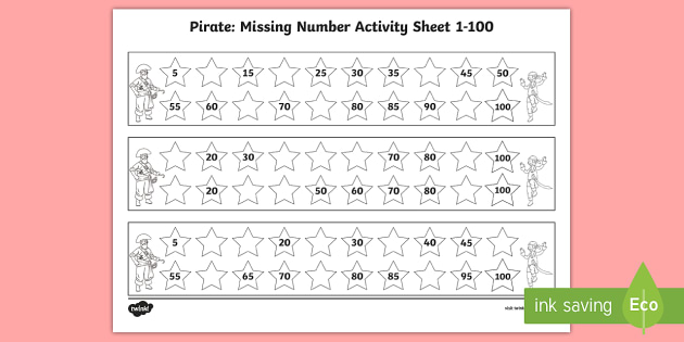 100 no s worksheet