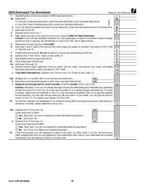 2024 Form IRS 1040-ES Fill Online, Printable, Fillable, Blank ...