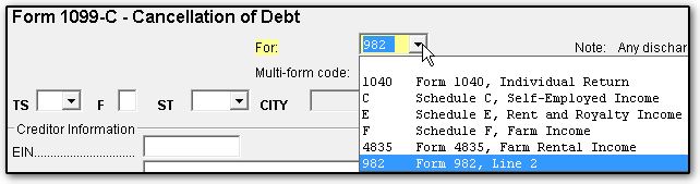 1099 c insolvency worksheet