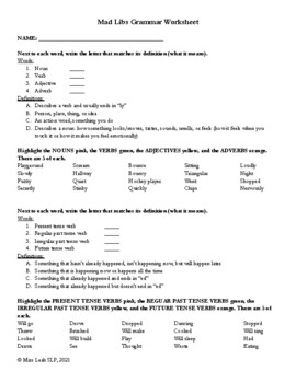 10th grade grammar worksheet