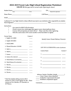 10th Grade Worksheets - Fill Online, Printable, Fillable, Blank ...