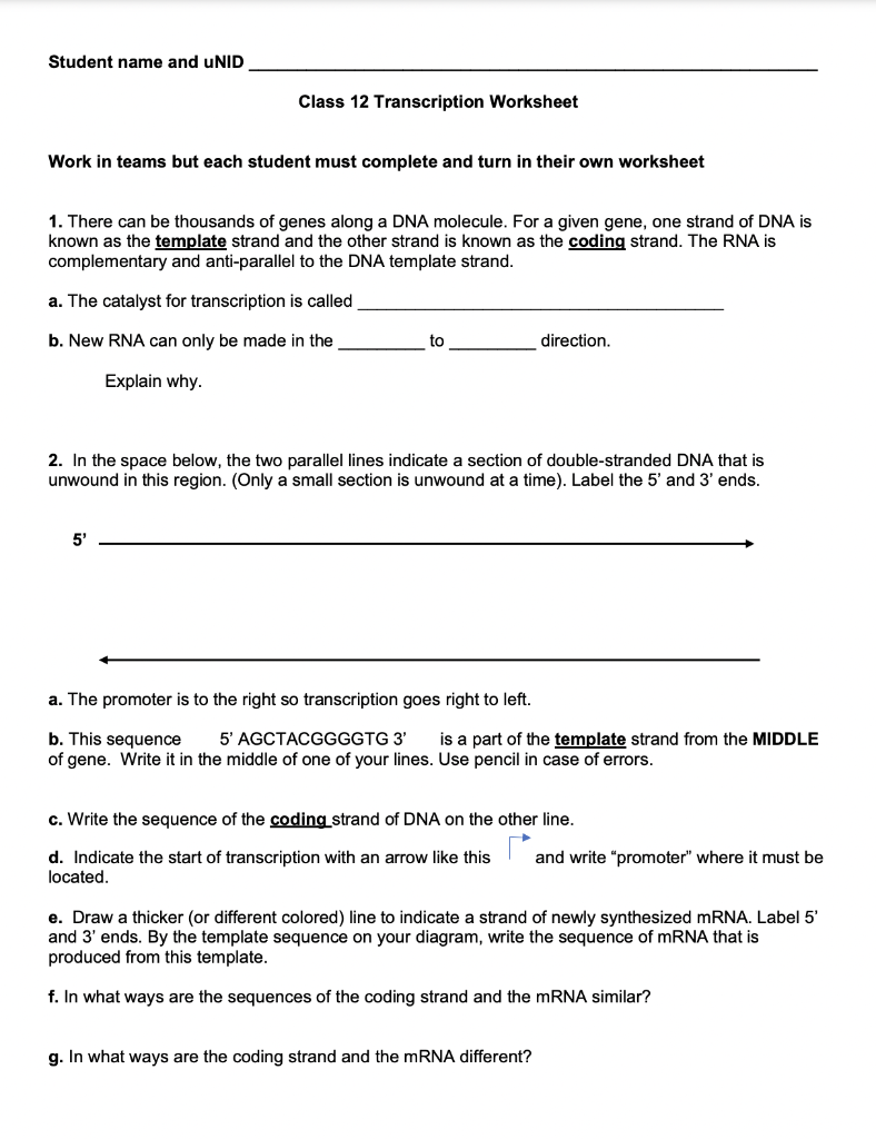 Solved Student name and UNID Class 12 Transcription | Chegg.com