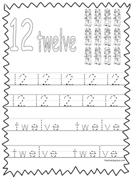 Tracing number 12 | TPT