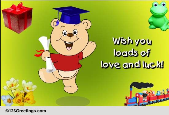 Congrats On Kindergarten Graduation!