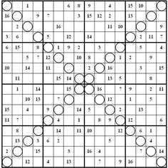 X 16 Printable Sudoku X 16 Printable Sudoku